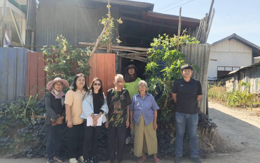 เจ้าหน้าที่กองสวัสดิการสังคม ลงพื้นที่เพื่อให้ความช่วยเหลือผู้ประสบปัญหาทางสังคม ประจำปีงบประมาณ พ.ศ.2569