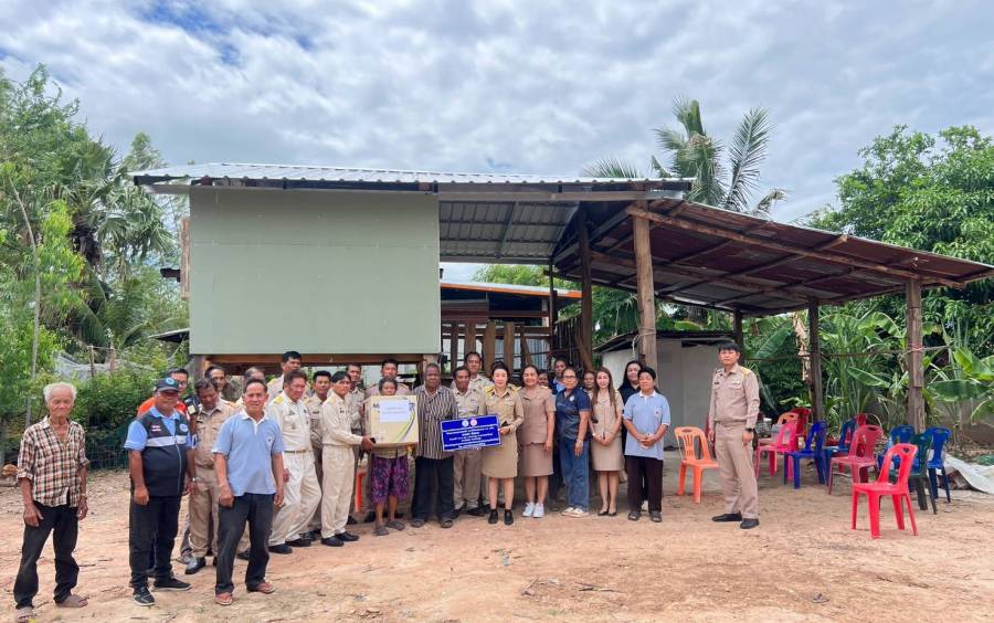 ส่งมอบบ้านให้ผู้สูงอายุ จำนวน 2 หลัง ตามโครงการปรับสภาพแวดล้อมและสิ่งอำนวยความสะดวกของผู้สูงอายุให้เหมาะสมและปลอดภัย ประจำปีงบประมาณ พ.ศ. 2569